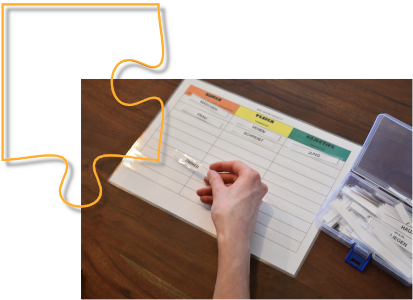 Satzbau üben mit Satzelementen